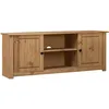 Image de Meuble Tv 120x40x50 Cm Bois De Pin Massif Gamme Panama
