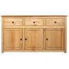 Image de vidaXL Buffet 135 x 40 x 80 cm Pin massif de Panama