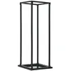 Image de Portant De Bois De Chauffage Avec Base Noir 37x37x113 Cm Acier Vidaxl