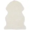 Image de Vidaxl Rug 60x90 Cm Faux Sheep Leather White