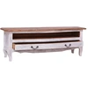 Image de Armoire TV 120x30x40 cm Blanc Vieux bois massif