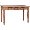 Image de vidaXL Bureau avec tiroirs 117x57x75 cm Vieux bois massif