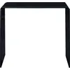 Image de vidaXL Table basse noire 50x50x45 cm verre trempé