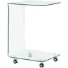 Image de Table Basse 45x40x63 Cm Verre Trempé Vidaxl