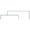Image de vidaXL Ensemble de 2 tables basses 90x30x20/110x30x40 cm verre trempé