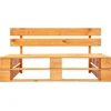 Image de Banc d'extérieur vidaXL en bois de palette, couleur miel