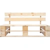 Image de vidaXL Banc d'extérieur palettes bois