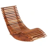Image de vidaXL Chaises à bascule Bains de soleil 2 pcs. Bois d'acacia