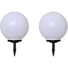 Image de Lampes De Chemin Led De 40 Cm Avec Pieu Blanc Diverses Pièces Des Modèles : 2 Pcs