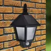 Image de vidaXL Appliques solaires 2 pcs. avec détecteur de mouvement noir