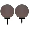 Image de Lampes Solaires Sphériques Led De Jardin 2 Pcs 50 Cm Rvb Vidaxl