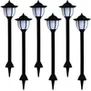 Image de Lampes Solaires De L'Extérieur À Un Style Antique Noir Led Écologique Diverses Pièces Des Modèles : 6 Pcs