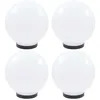 Image de Vidaxl - Lampes À Led Sous Forme De Boule 4 Pcs Sphérique 25 Cm Pmma