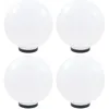 Image de Vidaxl - Lampes À Led Sous Forme De Boule 4 Pcs Sphérique 30 Cm Pmma