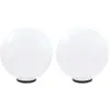 Image de Vidaxl - Lampes À Led Sous Forme De Boule 2 Pcs Sphérique 50 Cm Pmma