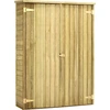 Image de vidaXL Remise   outils de jardin 123x50x171 cm Bois de pin impr ©gn ©