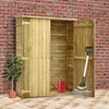 Image de Vidaxl - Abri À Outils De Jardin 123x50x171 Cm Pinède Imprégnée