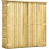 Image de vidaXL Remise à outils de jardin 163x50x171 cm Bois de pin imprégné