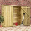 Image de Vidaxl - Abri À Outils De Jardin 163x50x171 Cm Pinède Imprégnée