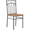 Image de vidaXL Chaises de salle à manger 6 pcs. Marron MDF