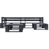 Image de vidaXL Ensemble de canapés de jardin en palettes 4 pièces noir bois
