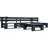 Image de Vidaxl Canapés De Jardin Palette 4 Pcs Noir Bois