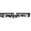 Image de Vidaxl Canapés De Jardin Palette 6 Pcs Noir Bois