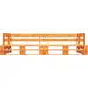 Image de Vidaxl Canapé De Jardin Palette 2 Places Marron Miel Bois