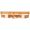Image de Vidaxl Canapés De Jardin Palette 4 Pcs Bois Marron Miel - Extérieur Aménagement Extérieur