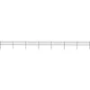 Image de Vidaxl Garden Fence With Spear Top Steel 1248x60 Cm Black