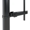 Image de vidaXL Clôture de jardin avec pointes de lance acier 15,3 x 0,8 m noir
