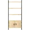 Image de Vidaxl - Bibliothèque À 4 Niveaux 80x30x180 Cm Bois De Manguier Massif
