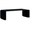 Image de Vidaxl - Table Basse Noir 98 X 45 X 31 Cm Verre Trempé