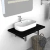 Image de Meuble De Salle De Bain Noir 60x40x16,3 Cm Vidaxl