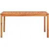 Image de vidaXL Table de jardin 150x90x74 cm bois massif acacia