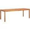 Image de Vidaxl - Table De Jardin 215x90x74 Cm Bois D'Acacia Massif