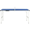 Image de Table de ping-pong avec filet 5 pieds 152×76×66 cm bleu