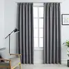 Image de Rideaux Occultants Avec Crochets 2 Pcs Gris 140x175 Cm