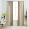 Image de Rideaux Occultants Avec Crochets 2 Pcs Beige 140x245 Cm Vidaxl