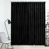 Image de Rideau Occultant Avec Crochets Velours Noir 290x245 Cm Vidaxl