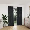 Image de Vidaxl - Rideaux Occultants Et Crochet 2pcs Velours Anthracite 140x225cm