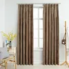 Image de Vidaxl - Rideaux Occultants Avec Crochets 2 Pcs Velours Beige 140x245 Cm