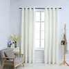 Image de Vidaxl - Rideaux Occultants Avec Anneaux 2 Pcs Velours Crème 140x225 Cm