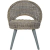 Image de vidaXL Fauteuil Kubu-Rattan Gris