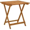 Image de Vidaxl - Table Pliable De Jardin 70x70x75 Cm Bois D'Acacia Massif