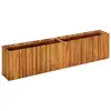 Image de Vidaxl   Lit Surélevé De Jardin 200x30x50 Cm   Bois D'Acacia Massif Huilé   Conception À Lattes Pour Drainage   Résistant Aux Intempéries