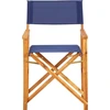 Image de vidaXL Chaise de régie en bois massif d'acacia bleu
