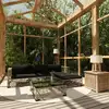 Image de Vidaxl - Salon De Jardin 5 Pcs Avec Coussins Résine Tressée Gris