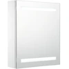 Image de vidaXL Armoire à miroir LED 50x13,5x60 cm