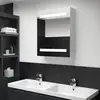 Image de Armoire De Salle De Bain À Miroir Led 50x13,5x60 Cm